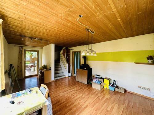 WOHNZIMMER - 7 Zimmer Einfamilienhaus zum Kaufen in Peiting