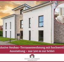 Exklusive Neubau-Terrassenwohnung mit hochwertiger Ausstattung - nur 500 m zur Schlei - Kappeln