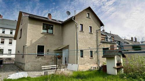 Rückansicht - 1 Zimmer Mehrfamilienhaus, Wohnhaus in Rodewisch
