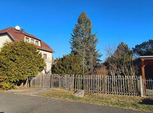 Zugang zum Grundstück - Gepflegter Garten mit Laube in Leipzig-Stötteritz