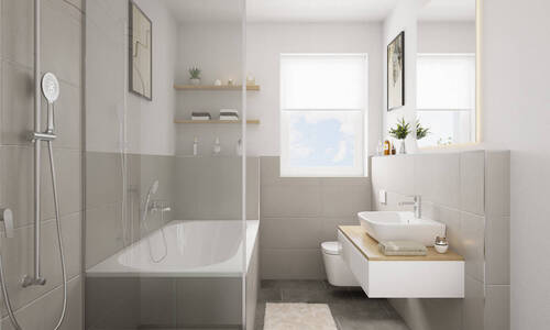 Tageslichtbadezimmer - 