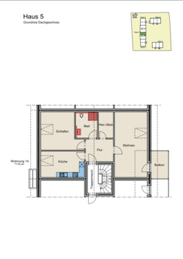 Haus 5 Whg. 14 DG - 