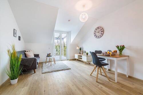 Bsp. Wohn-/Essbereich - Etagenwohnung mit 32,30 m&sup2; in Wörth a.d. Donau zum Kaufen