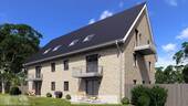 Visualisierung hinten - Bützfleth: 3- Zi. Komfort Neubau-Terrassenwohnung