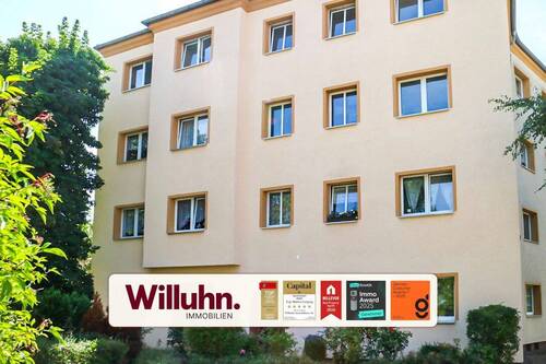 Außenansicht - Frisch renovierte 3-Raum-Wohnung in ruhiger Lage