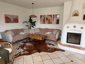 Wohnzimmer mit Kaminofen - 