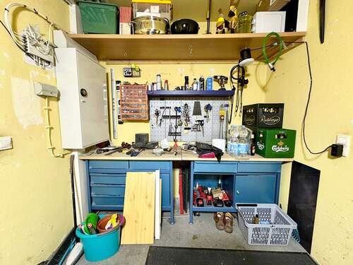 Werkstatt als Teil des Kellers - 