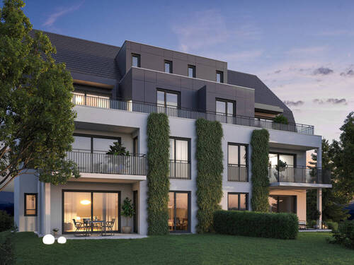 Visualisierung - Naturnahe Eleganz - 3-Zimmer-Wohnung mit großzügigem Privatgarten