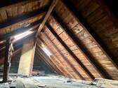 Dach von innen verschalt - 