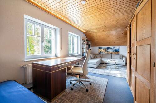 Schlafzimmer/Büro im DG - 