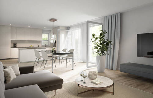 Visualisierung_Wohnen - 3 Zimmer Etagenwohnung in Freiburg im Breisgau