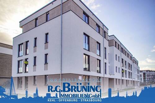 Ansicht - Moderne 2-Zimmer-Neubauwohnung am Wasserturm in Kehl