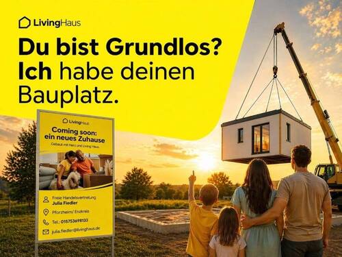 Der Traum vom Haus zum Greifen nah! - Bauplatz von privat - Büchenbronn 'obere Lehen' - Traumhaus platzieren