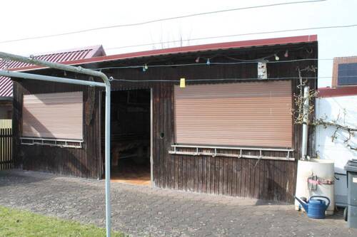 Gartenhaus m. Werkstatt - 