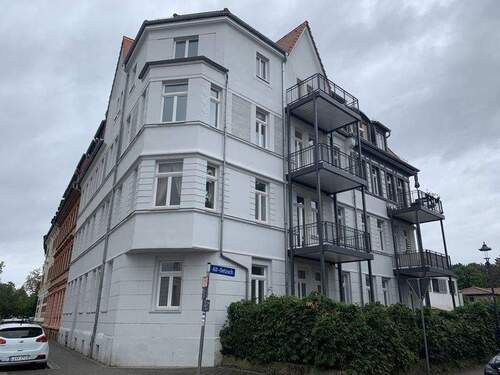 Hausansicht - 2 Zimmer Etagenwohnung in Markkleeberg