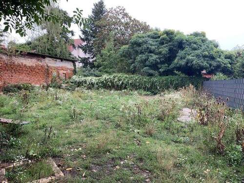 Hausgrundstück- hier werden irgendwann Stellplätze - 