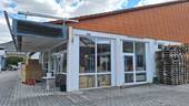 Blick auf Eingang und Bürobereich - Halle in Wallhausen / Gräfenbacherhütte