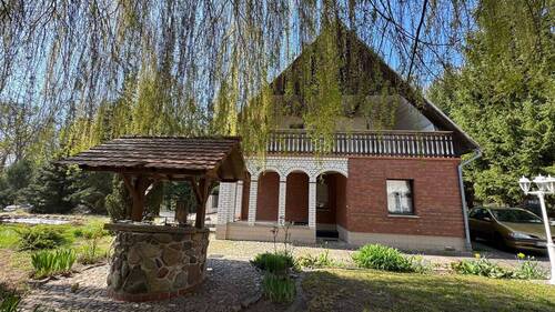 Hausansicht - charmantes Einfamilienhaus mit Nebengelass und großzügigem Grundstück in Nennhausen zu verkaufen!