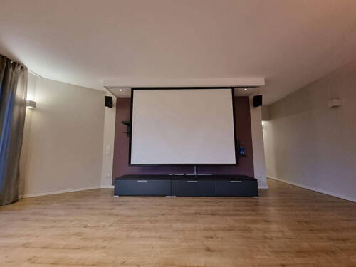 Leinwand im Wohnzimmer - 