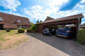 Doppelcarport mit Geräteraum - 4 Zimmer Doppelhaushälfte zum Kaufen in Oldendorf (Luhe)