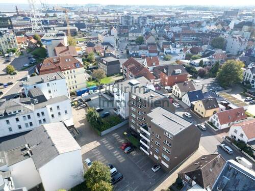 Luftansicht - 2 Zimmer Etagenwohnung zum Kaufen in Cuxhaven