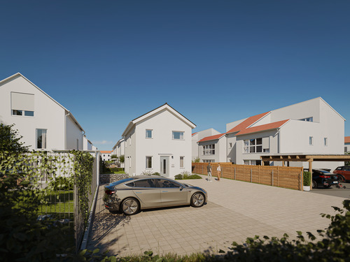 251016_Pfiffligheim_Neue_Planung_Südseite_ - 4 Zimmer Einfamilienhaus in Worms