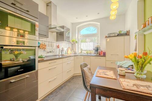 Küche im Erdgeschoss - Einfamilienhaus mit 125,00 m&sup2; in Berlin - Pankow zum Kaufen