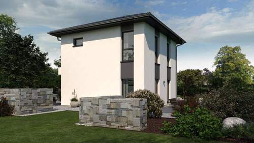 Ansicht Garten - Einfamilienhaus mit 148,30 m&sup2; in Eppelborn zum Kaufen