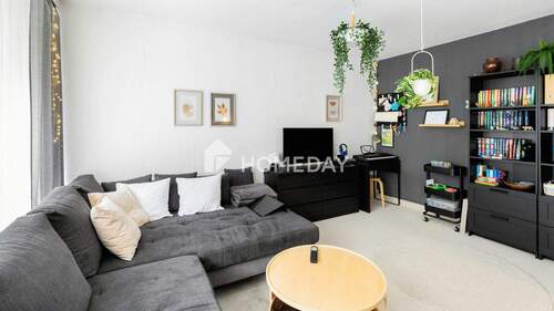 Wohnzimmer 1 - 3 Zimmer Etagenwohnung in Hamburg