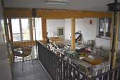 Blick vom 1. OG ins Atelier - 