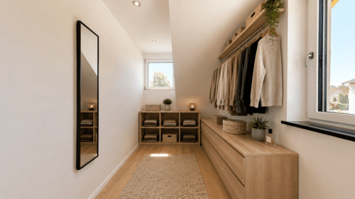 Ankleidezimmer gestaged - 