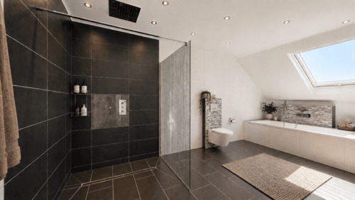 Badezimmer gestaged - 