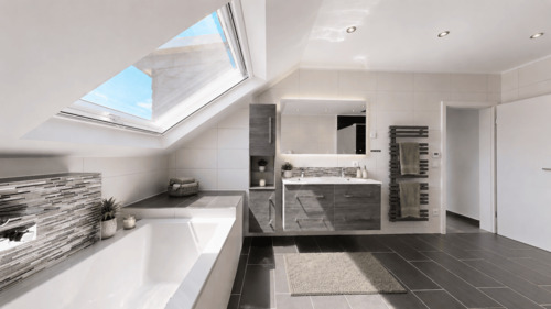 Badezimmer gestaged - 