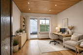 Arbeitszimmer (virtuell eingerichtet) - 