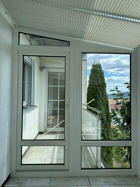 Balkon mit Wintergartenzugang - 