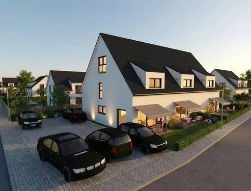 Hausansicht - Neubau 4-Zimmer RMH im schönen Behringersdorf Haus kaufen