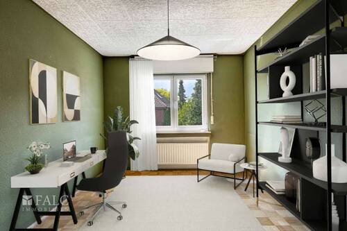 Arbeitszimmer OG virtuell gestaged - 