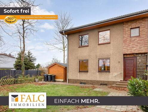 Hausansicht - Viel Platz - Familien-Reihenendhaus mit Sanierungsfahrplan auf Eckgrundstück in Pulheim