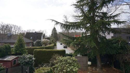 In wenigen Schritten gelangen Sie zum Volksdorfer Wald - 