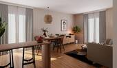 Das Wohnzimmer bietet viel Platz für gemeinsame Abende - 3 Zimmer Etagenwohnung in Hasloh