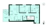 Grundriss der Eigentumswohnung - 