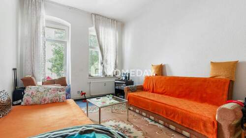 Wohnzimmer 1 - Etagenwohnung mit 31,40 m² in Berlin zum Kaufen