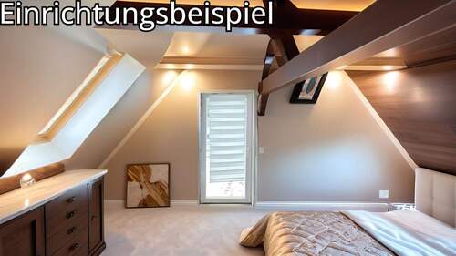 Schlafzimmer DG - Einrichtungsbeispiel - 