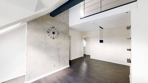 Wohnzimmer - Etagenwohnung mit 57,00 m² in Manching zum Kaufen