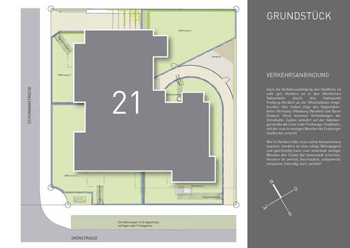 Grundstück - 2 Zimmer Etagenwohnung in Freiburg im Breisgau