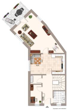 Erdgeschoss - 4 Zimmer Doppelhaushälfte in Dresden