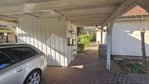 Carport mit 3x3 Schuppen - 