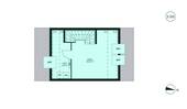 Grundriss 2. Obergeschoss vom Reihenhaus 004 - 