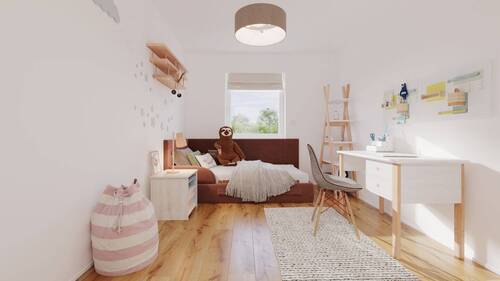 Kinderzimer - 4 Zimmer Etagenwohnung zum Kaufen in Niederwerrn