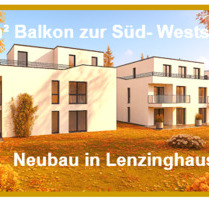 In Lenzinghausen: Barrierefreie NEUBAU-ETW. mit 9m² Süd-Balkon. Ab 0626. Inkl. Stellplatz. - Herford Innenstadt